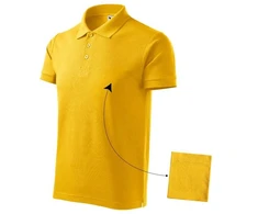 Malfini Medvilniniai Marškinėliai Polo MLI-21204 Geltoni