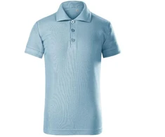 Malfini Pique Polo Free Jr MLI-F2215 mėlynas polo marškinėlis