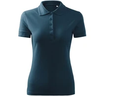 Malfini Pique Polo Free W MLI-F1002 Tamskmeniai Mėlyni Polo Marškinėliai