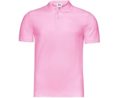 Malfini Pique Polo Jr MLI-22230 rožinis polo marškinėlis