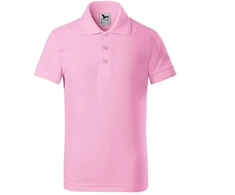 Malfini Pique Polo Jr MLI-22230 rožinis polo marškinėlis
