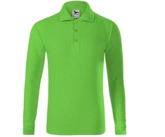 Malfini Pique Polo LS Jr polo marškinėliai MLI-24192 žalias obuolys