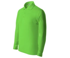 Malfini Pique Polo LS Jr polo marškinėliai MLI-24192 žalias obuolys