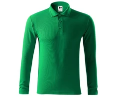 Malfini Pique Polo LS M MLI-22116 žali polo marškiniai