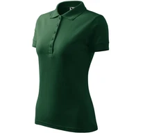Malfini Pique Polo W MLI-210D3 tamsiai žali polo marškinėliai