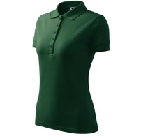 Malfini Pique Polo W MLI-210D3 tamsiai žali polo marškinėliai