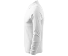 Malfini Single J. LS M MLI-21100 balti polo marškinėliai