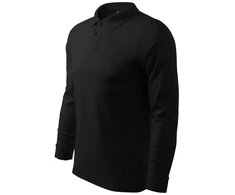 Malfini Single J. LS M MLI-21101 juodi polo marškinėliai