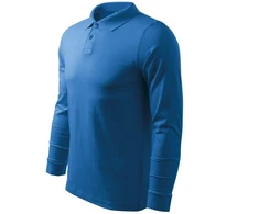 Malfini Single J. LS M polo marškiniai MLI-21114 azure