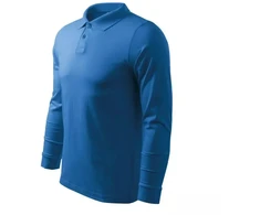 Malfini Single J. LS M polo marškiniai MLI-21114 azure