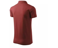 Malfini Single J. M MLI-20213 bordo spalvos polo marškinėliai