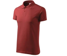 Malfini Single J. M MLI-20213 bordo spalvos polo marškinėliai
