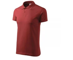 Malfini Single J. M MLI-20213 bordo spalvos polo marškinėliai