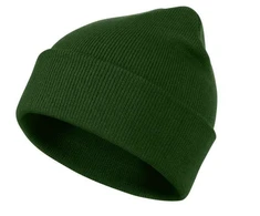 Malfini As Unisex megzta kepurė MALFINI Beanie 315 bottle žalias – klasikinis žieminis modelis