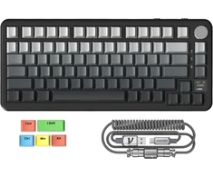 MAMBASNAKE mechaninė belaidė klaviatūra 75%, TFT ekranas, Bluetooth, RGB, X85PRO