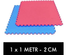 Mankštos kilimėlis su saugos sertifikatu - Dėlionės tipo 1x1m Tatamis 2 cm