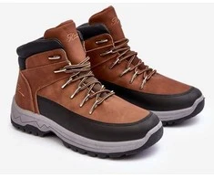 Maraena Vyriški trekingo batai Brown Trapper Shoes