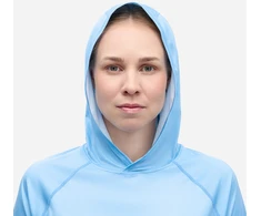 Marškinėliai Finntrail VENUS HOOD Lightblue 6621