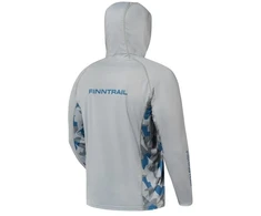 Marškinėliai Finntrail WAVE BIG FISH Pilkas 6609