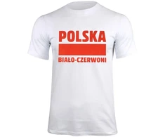 Pozostałe Marškinėliai Lenkija Balta ir Raudona balta S337909