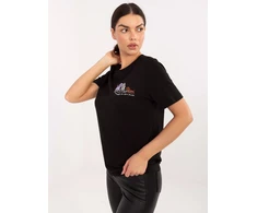 Marškinėliai moterims-D12022M02844A-juoda