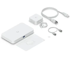 Maršrutizatorius (šliuzas), „UniFi“ valdiklis, NVR, „Ubiquiti UniFi“ komutatorius (UCG-Fiber-EU)