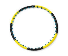 Wozinsky WHH-110 Hula Hoop masažuoklis su mazgeliais - Juodas ir Geltona