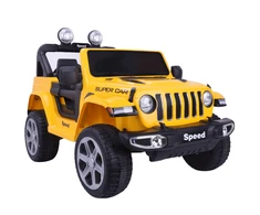 Vaikiškas elektrinis automobilis LEAN CARS FT-938, geltonas, 4x4