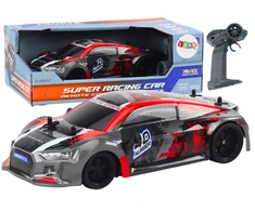 Lean Toys Nuotolinio Valdymo Automobilis 1:18 Guminiai Ratai Raudonas