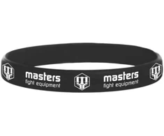 MASTERS FIGHT EQUIPMENT silikoninė galvos juosta juoda