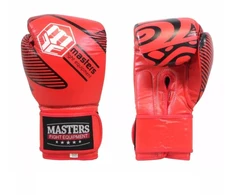 Masters Rbt Odinės Bokso Pirštinės-Raudonos 14 oz 01806022-14