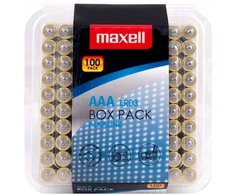 MAXELL Šarminis elementas LR03 AAA 1.5V, 100 vnt.