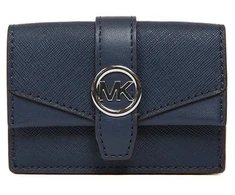 Mały portfel damski Michael Kors 35S6SGRD0L tamsiai mėlyna