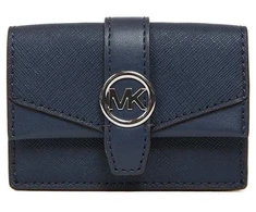 Mały portfel damski Michael Kors 35S6SGRD0L tamsiai mėlyna