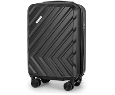 Kelioninis Solier Luggage Mažas salono lagaminas S ABS - Solier 20 KYOTO 1071 - Juodas