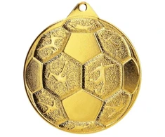 MEDALIS IŠ PLIENO FUTBOLAS FI 50 MMC8850/G - AUKSO