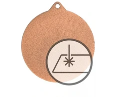 Medalis su graviravimu ant laminato