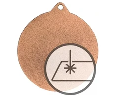 Medalis su graviravimu ant laminato