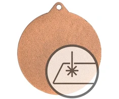 Medalis su graviravimu ant laminato