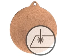Medalis su graviravimu ant laminato