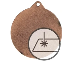 Medalis su graviravimu ant laminato