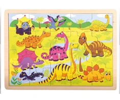 BINO Medinė dėlionė Dinozaurai