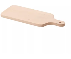 Medinė pjaustymo lentelė su rankena 36 × 15,5 cm