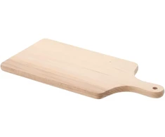 Medinė pjaustymo lentelė su rankena 38 × 17,5 cm