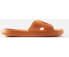Medinės oranžinės putplasčio šlepetės