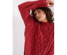 Megztinis-AT-SW-2363-2.04P-tamsiai raudonas