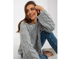 Megztinis-LC-SW-8044.06X-pilkas