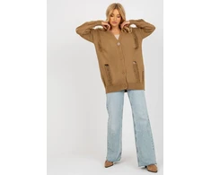 Megztinis megztinis LC 8042.60 Camel - Rue Paris