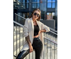 Megztinis moterims ELR022 – smėlinis