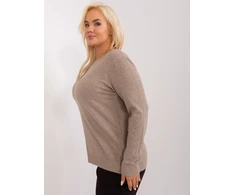 Megztinis-PM-SW-PM-3897.06P-tamsiai smėlio spalvos